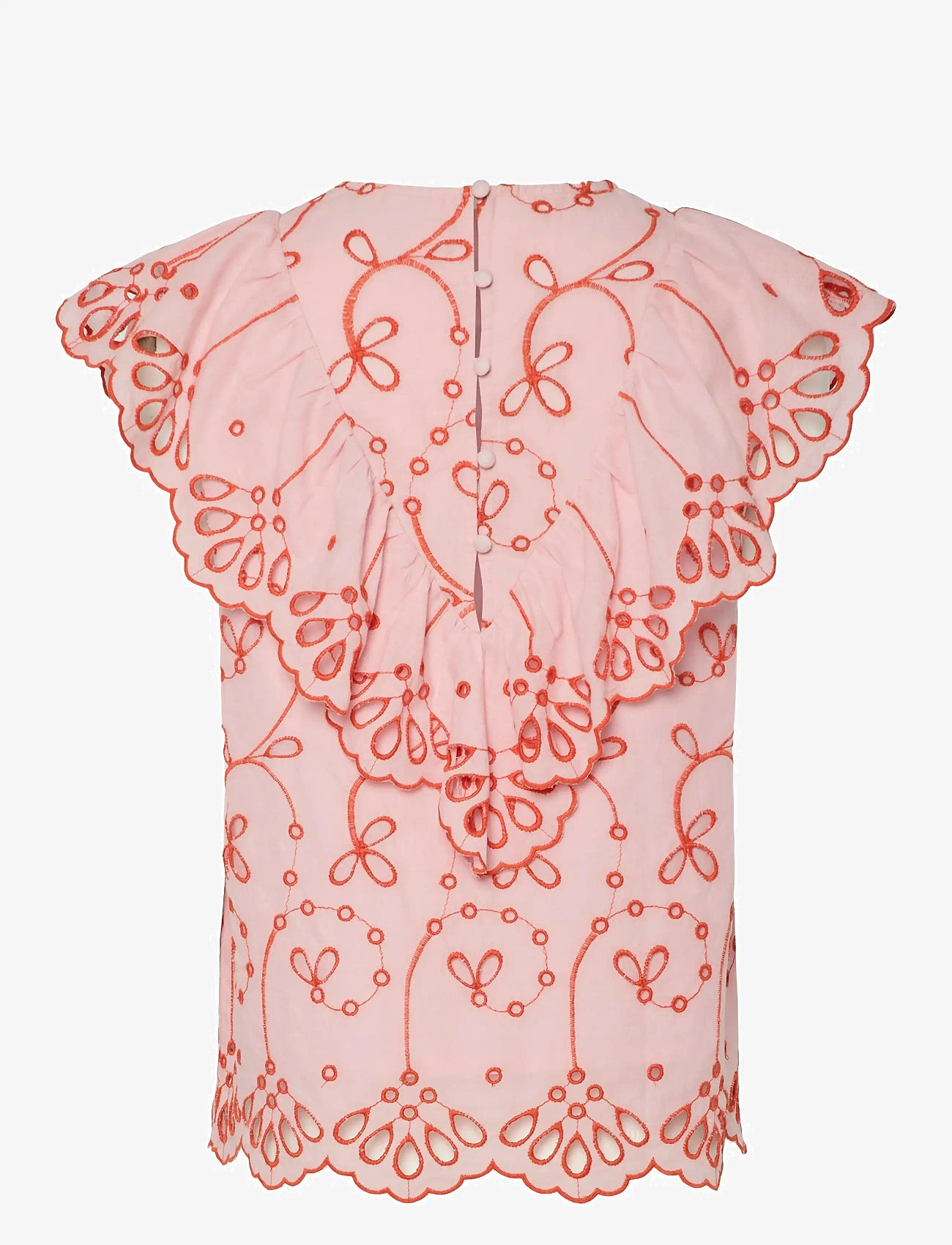 YAS - YASKANIKKA SL CONTRAST TOP S. - ermeløse bluser - coral blush - 2