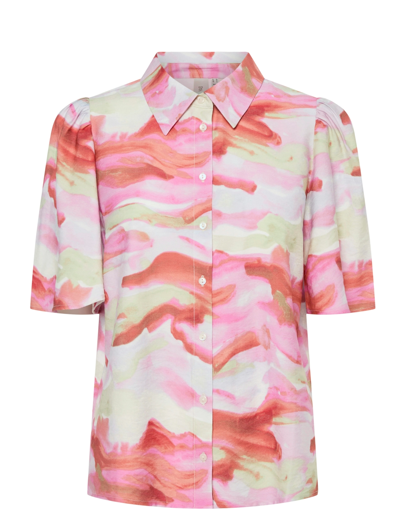 YAS Yasarola 2/4 Shirt S., 34, Pink, Skjorter > Kortærmede, Dame