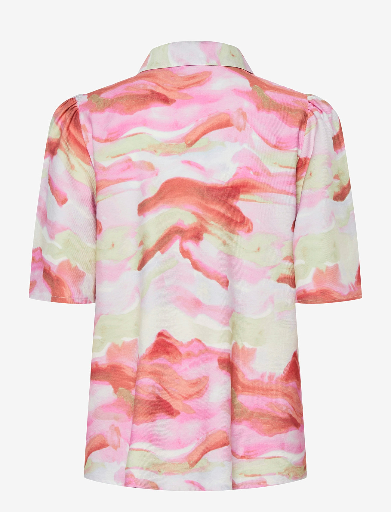 YAS - YASAROLA 2/4 SHIRT S. - lühikeste varrukatega särgid - dianthus - 1