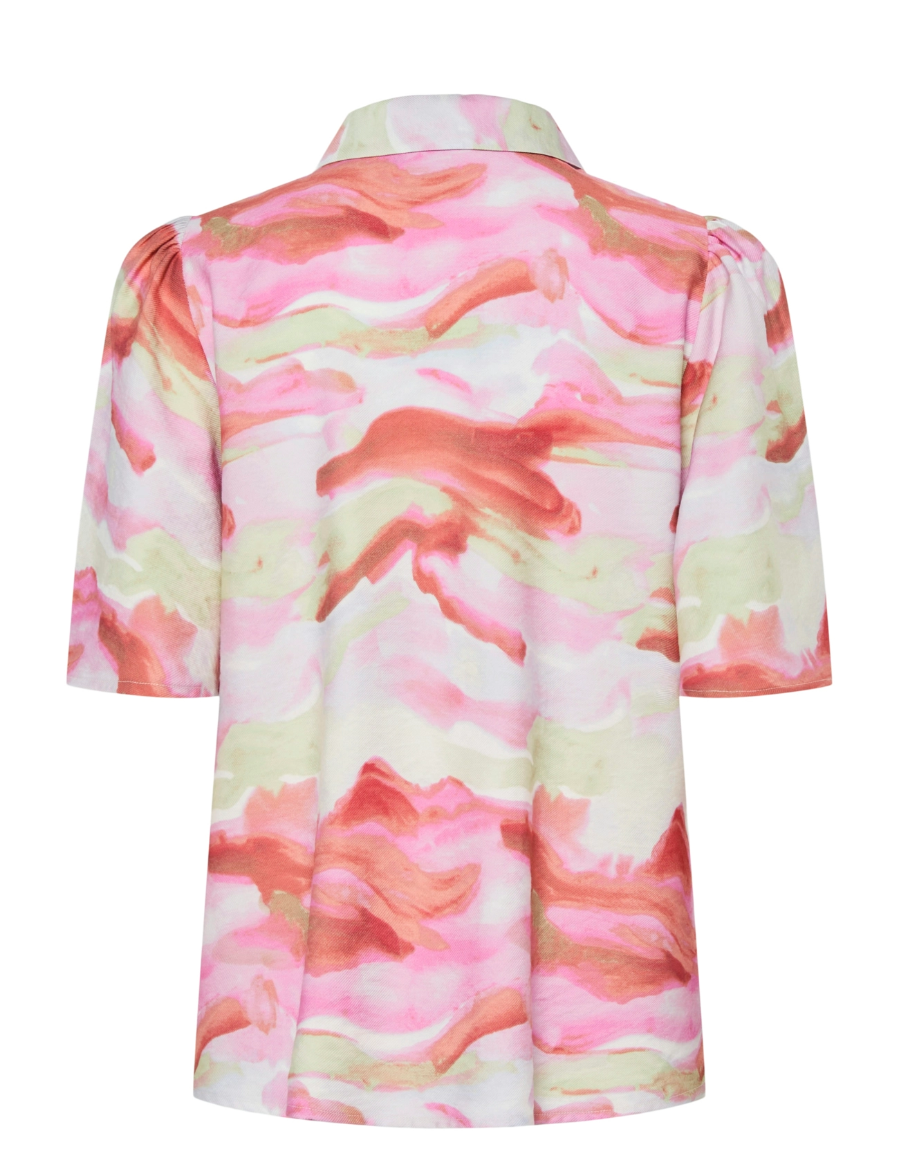 YAS - YASAROLA 2/4 SHIRT S. - kortärmade skjortor - dianthus - 1