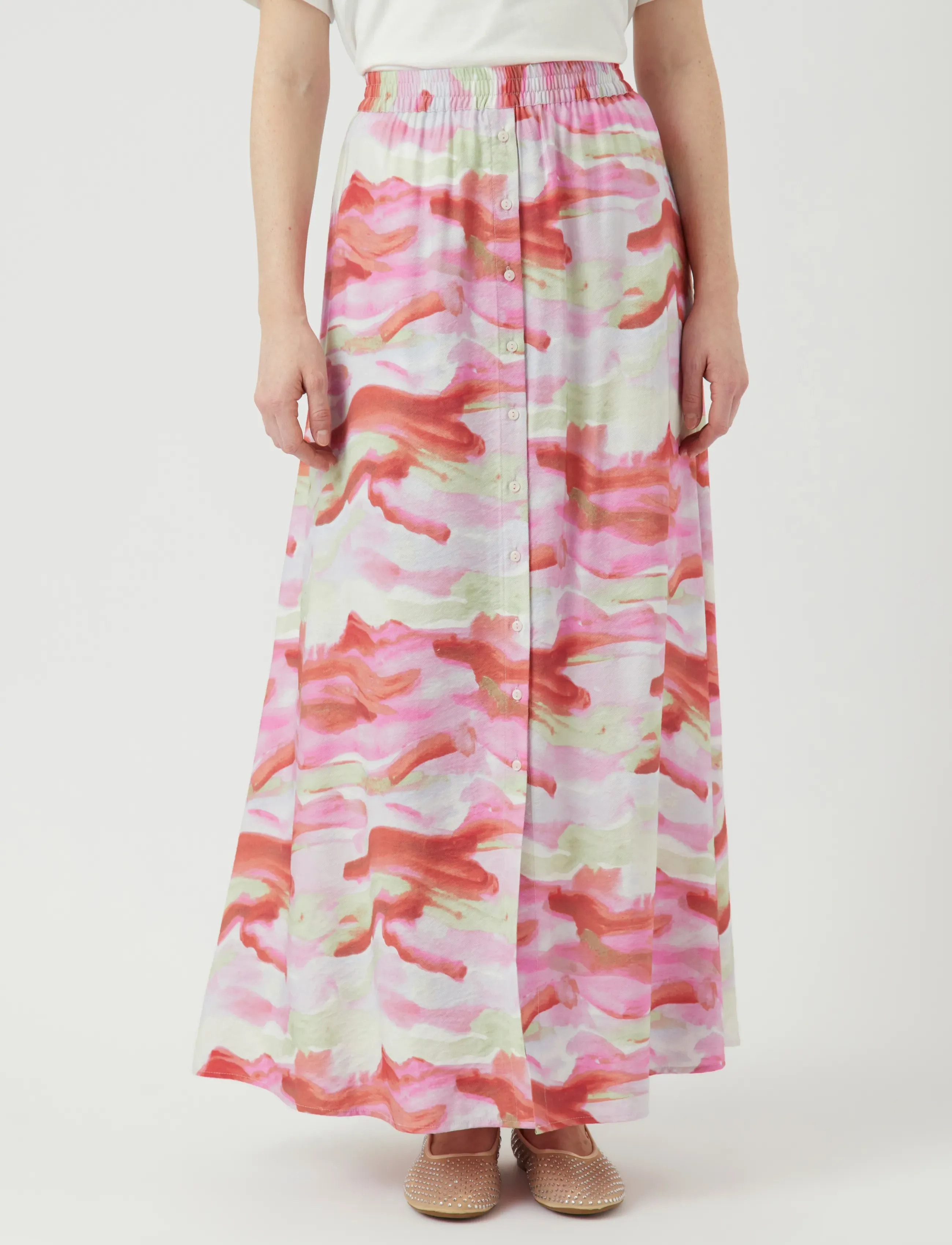 YAS - YASAROLA HW MAXI SKIRT S. - maksiseelikud - dianthus - 0