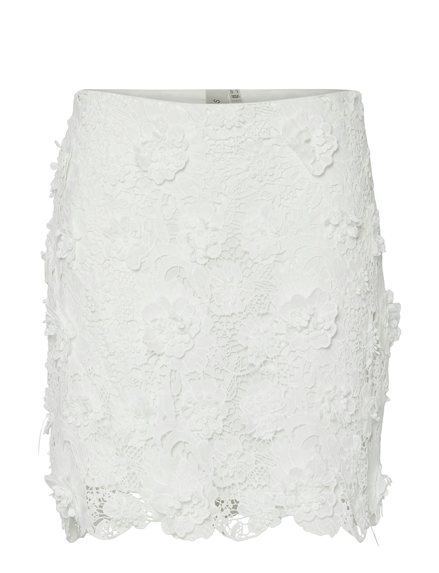 YAS - YASBLUMA HW SHORT SKIRT - SHOW - kurze röcke - star white - 1