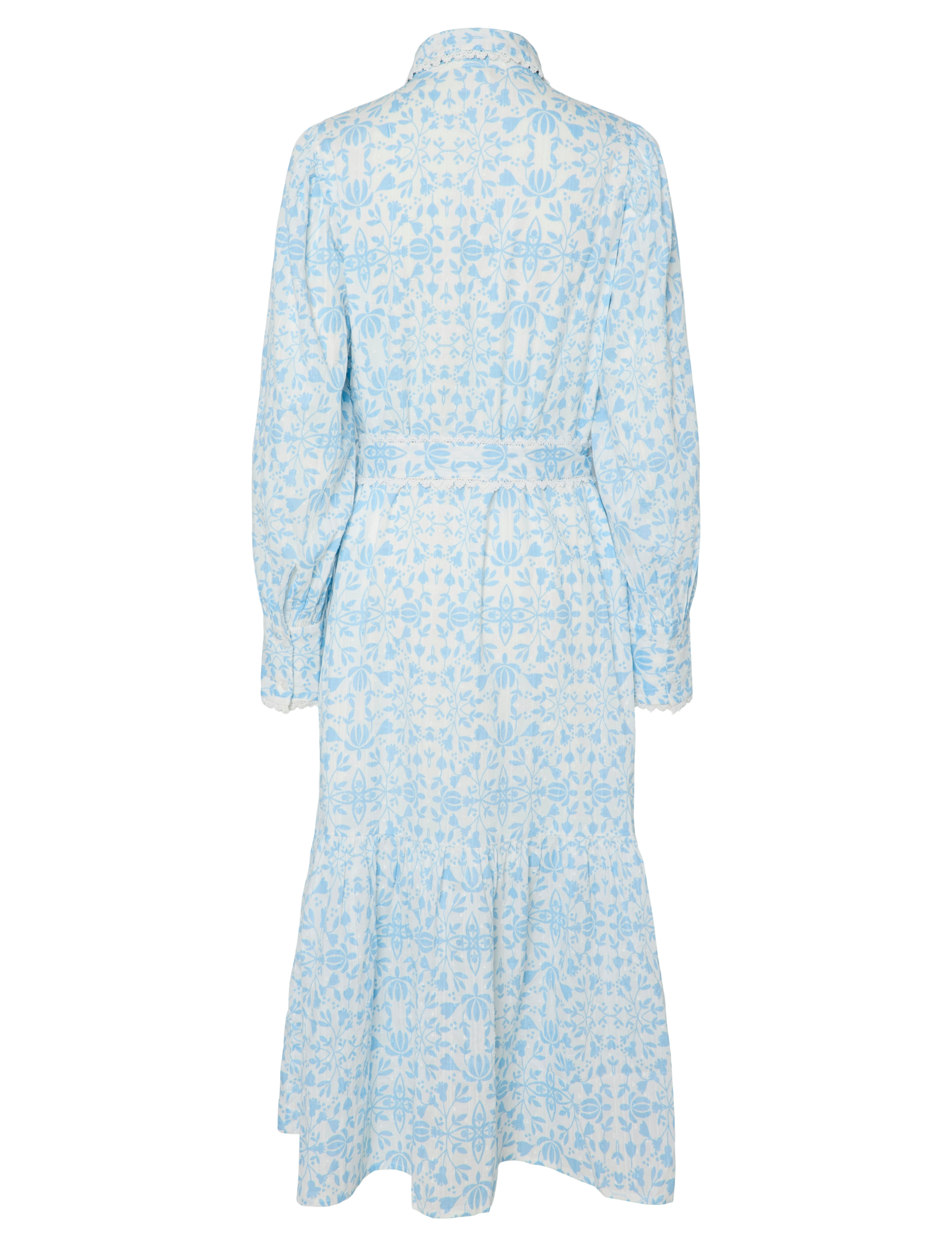 YAS - YASVIPS LS LONG SHIRT DRESS S. - skjortekjoler - clear sky - 2