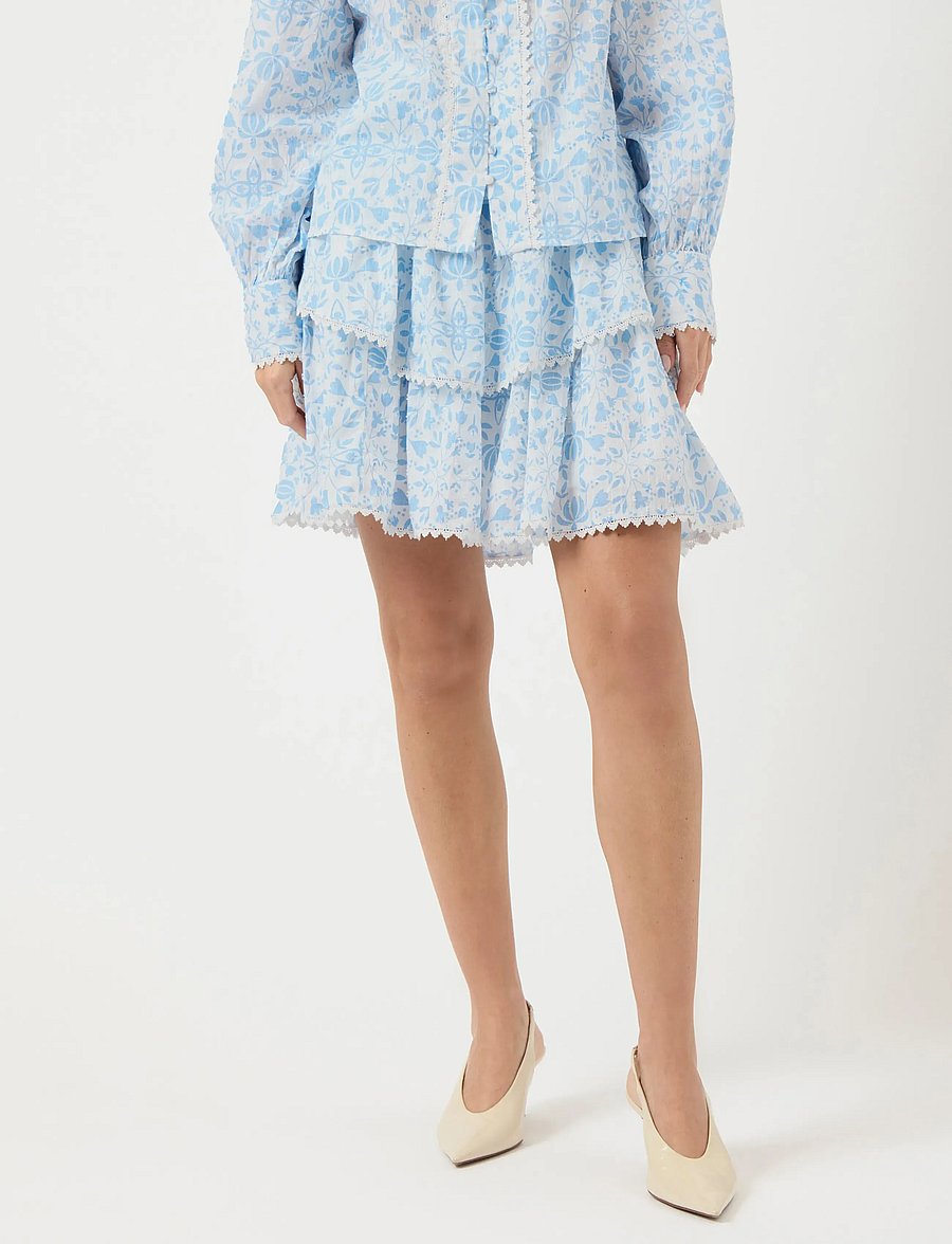 YAS - YASVIPS HW SKIRT S. - korte nederdele - clear sky - 0