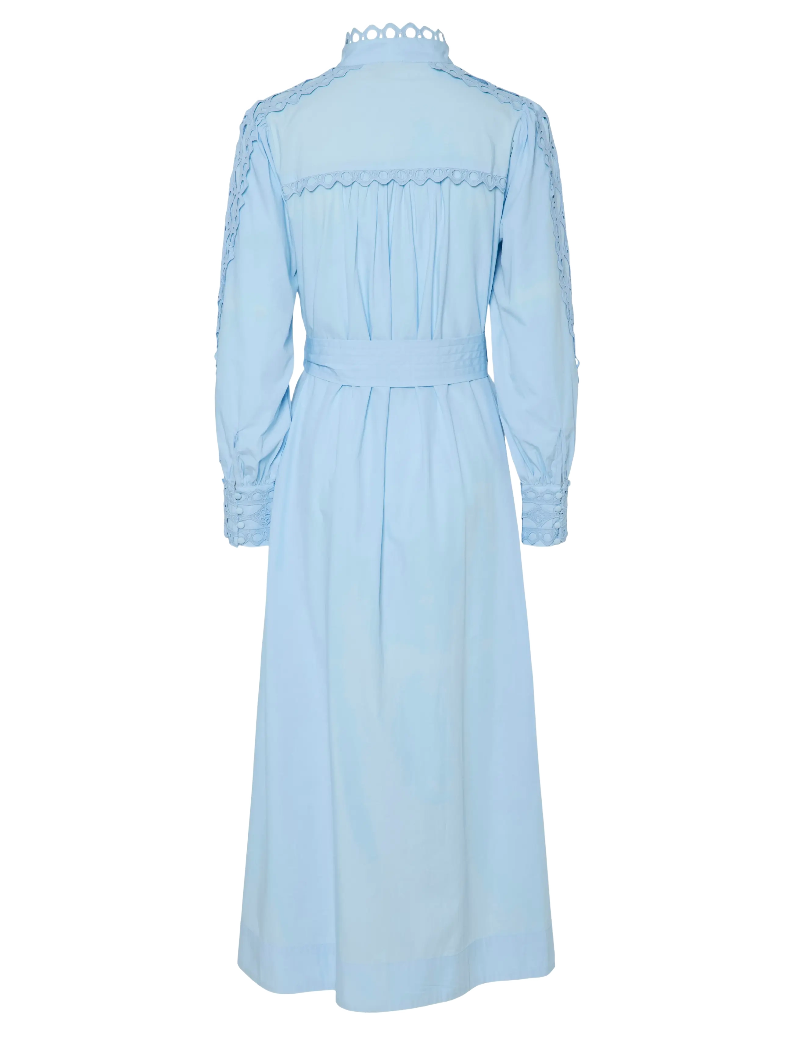 YAS - YASYAMINA LS LONG SHIRT DRESS S. - konfirmationstøj - clear sky - 1