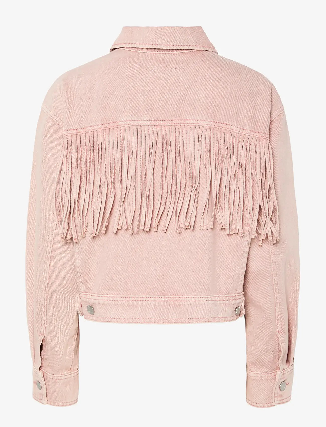 YAS - YASSUN LS CROP DENIM JACKET S. - FEST - forårsjakker - zephyr - 2
