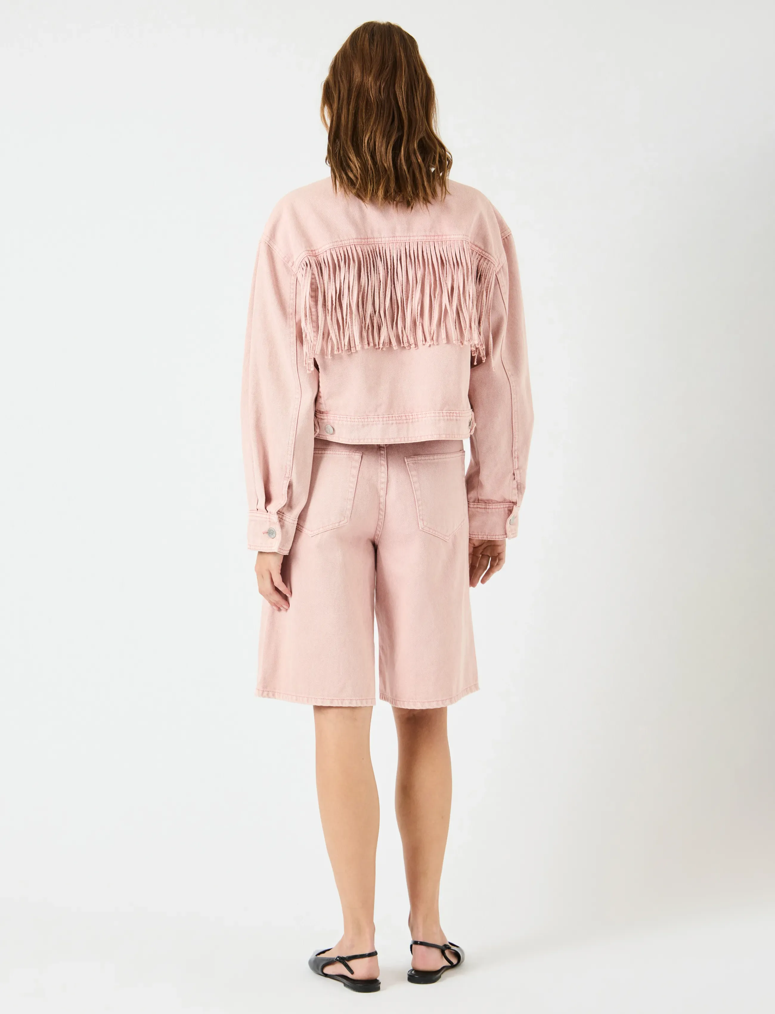 YAS - YASSUN LS CROP DENIM JACKET S. - FEST - frühlingsjacken - zephyr - 3