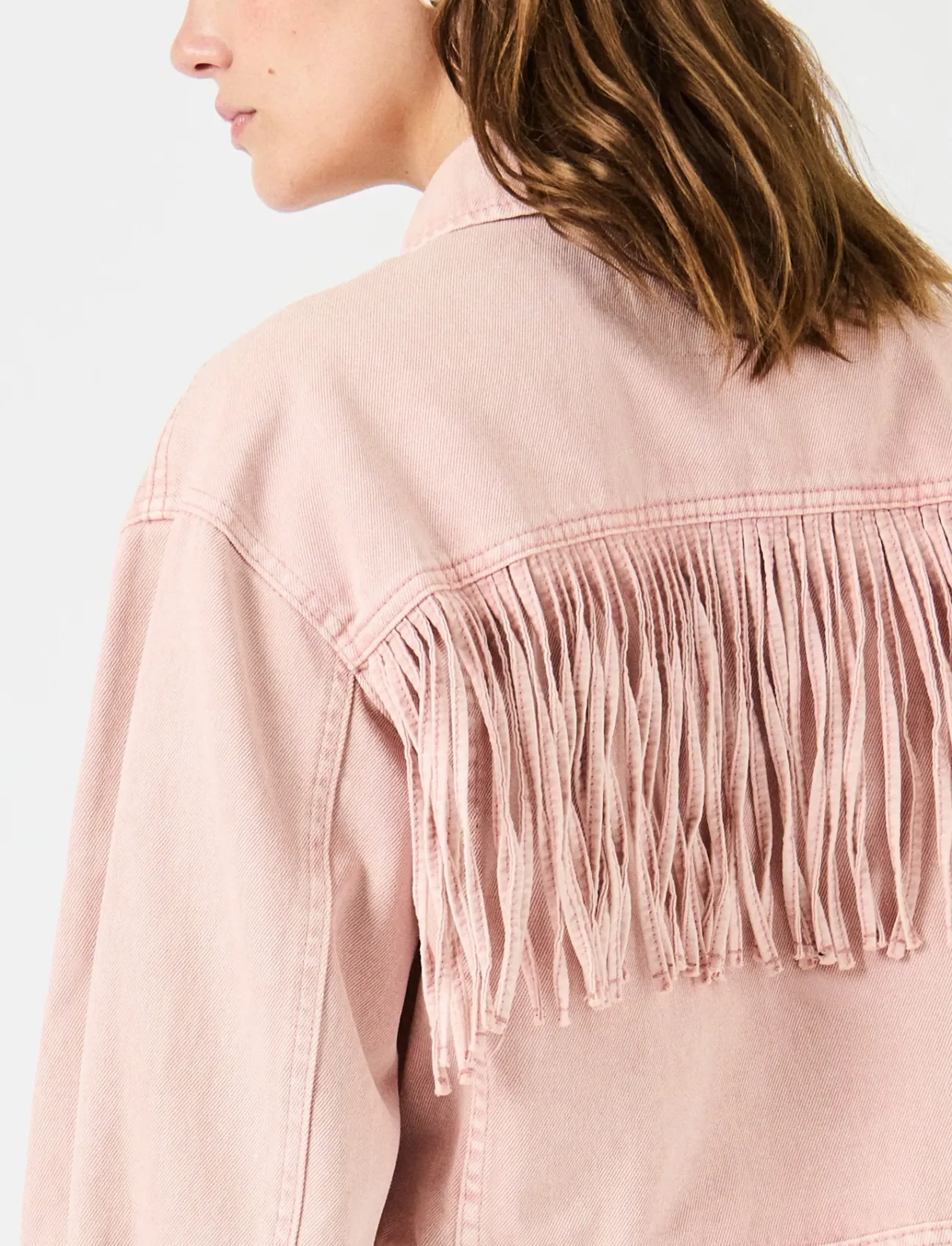 YAS - YASSUN LS CROP DENIM JACKET S. - FEST - frühlingsjacken - zephyr - 5