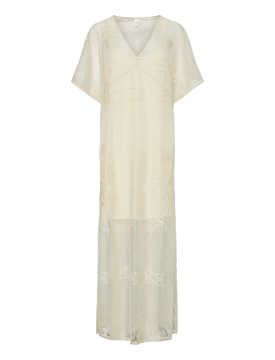 YAS - YASNINDA SS KAFTAN DRESS - FEST - sommerkjoler - birch - 1