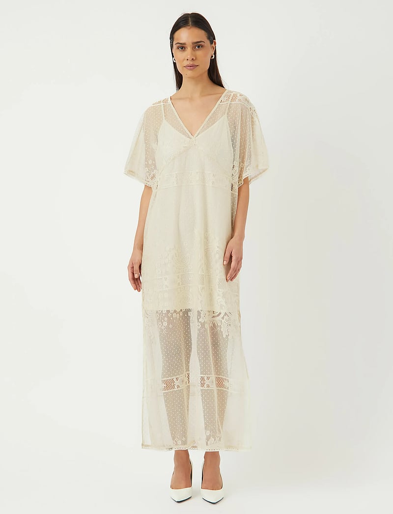 YAS - YASNINDA SS KAFTAN DRESS - FEST - sommerkjoler - birch - 0