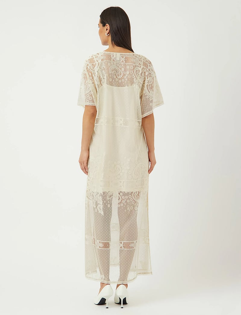 YAS - YASNINDA SS KAFTAN DRESS - FEST - sommerkjoler - birch - 3