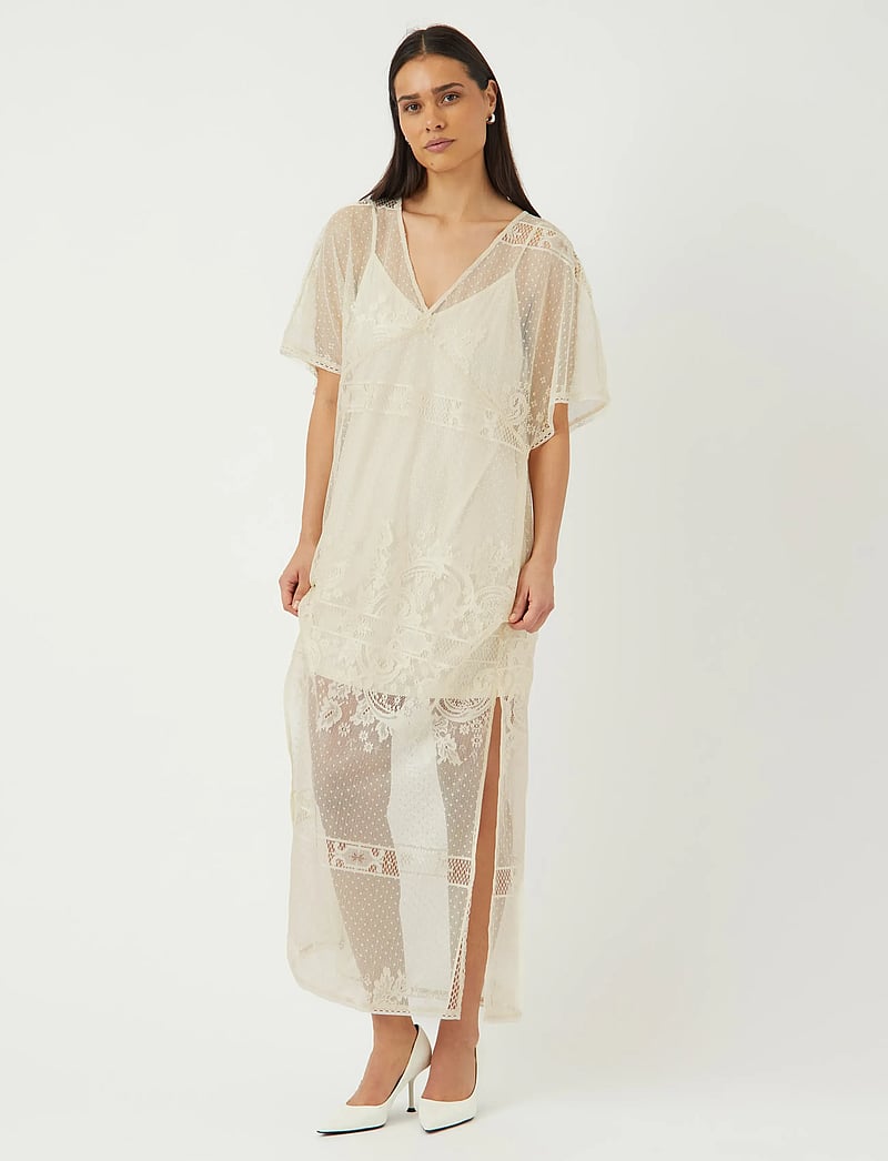 YAS - YASNINDA SS KAFTAN DRESS - FEST - sommerkjoler - birch - 4