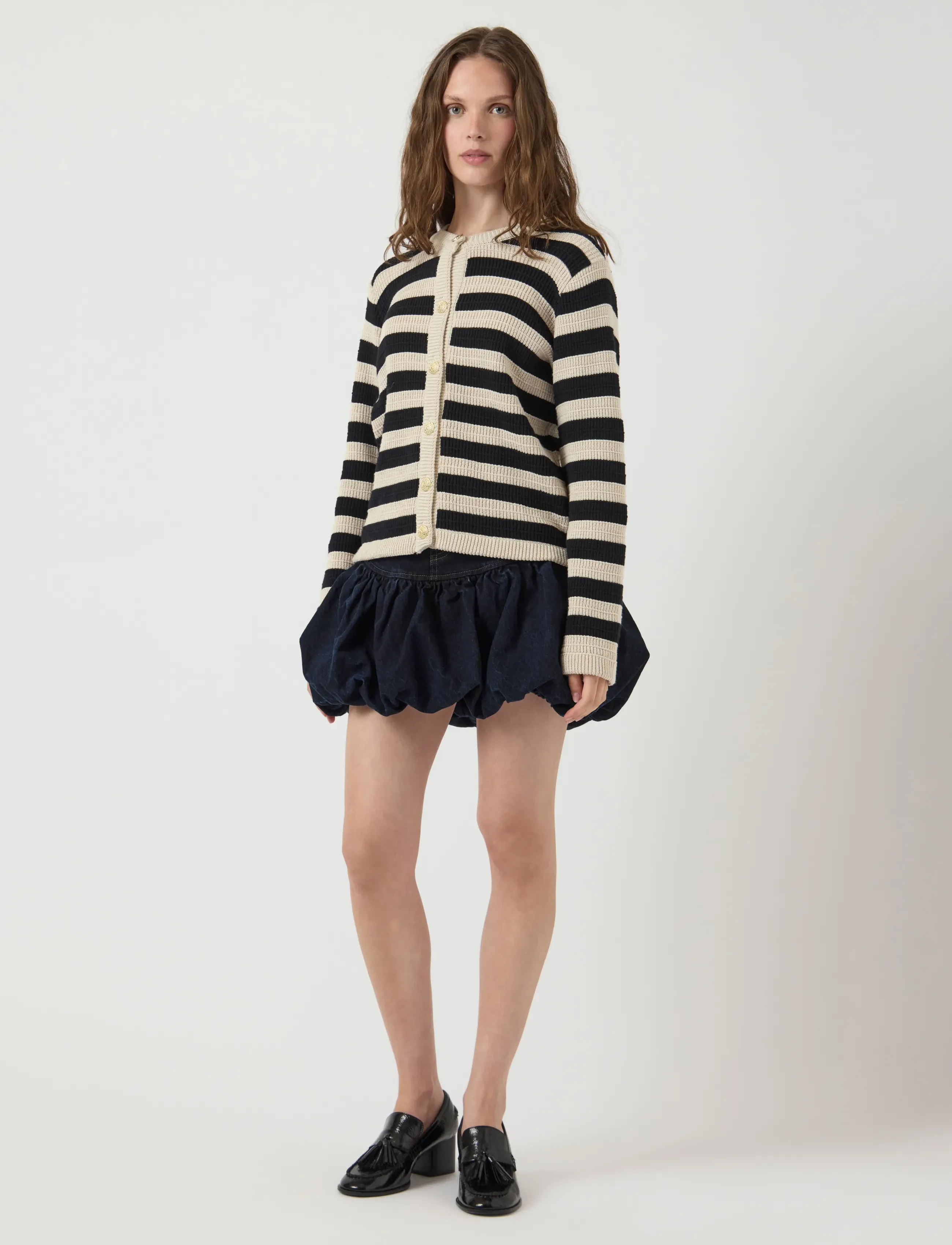 YAS - YASSIRONI LS KNIT CARDIGAN S. NOOS - cardigans - birch - 4