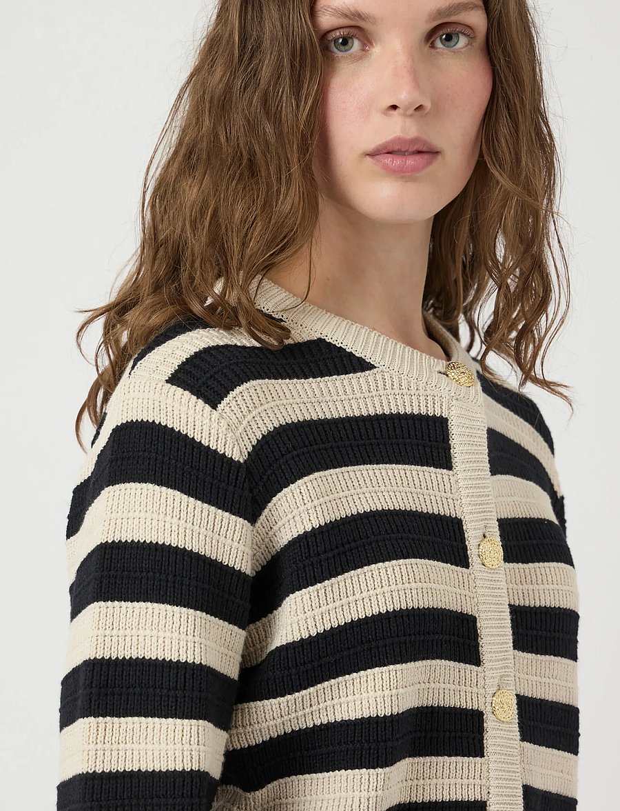 YAS - YASSIRONI LS KNIT CARDIGAN S. NOOS - kardiganid - birch - 5