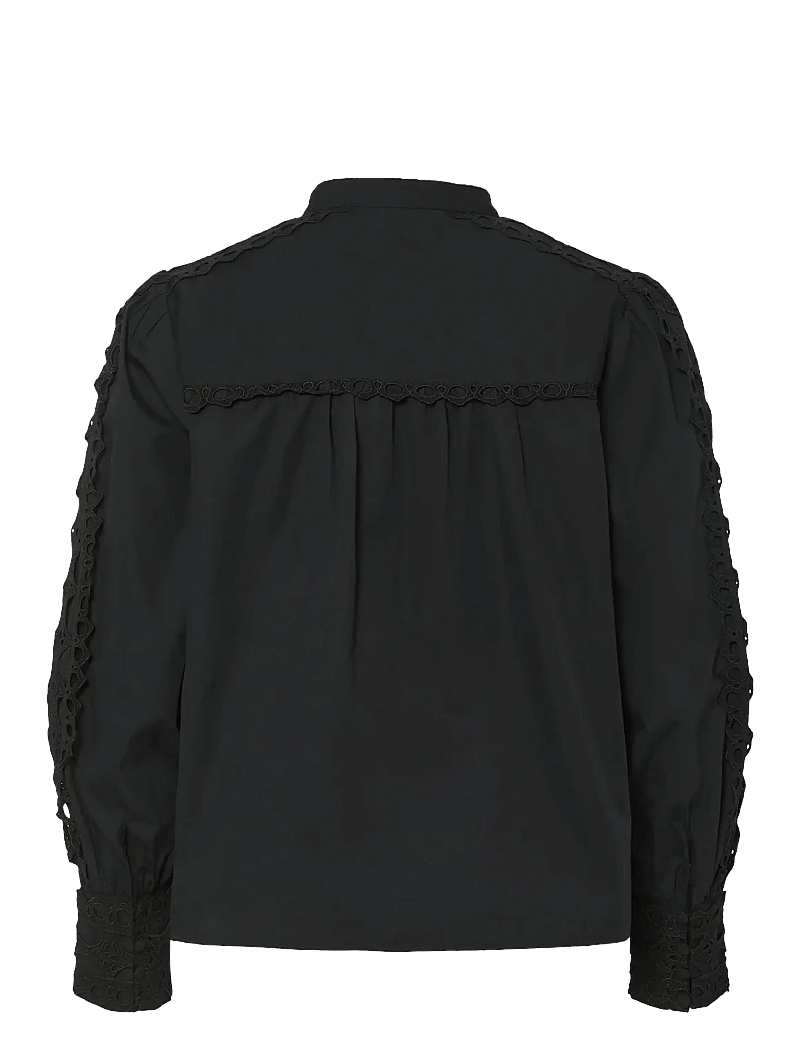 YAS - YASYAMINA LS SHIRT S. - langärmlige hemden - black - 1
