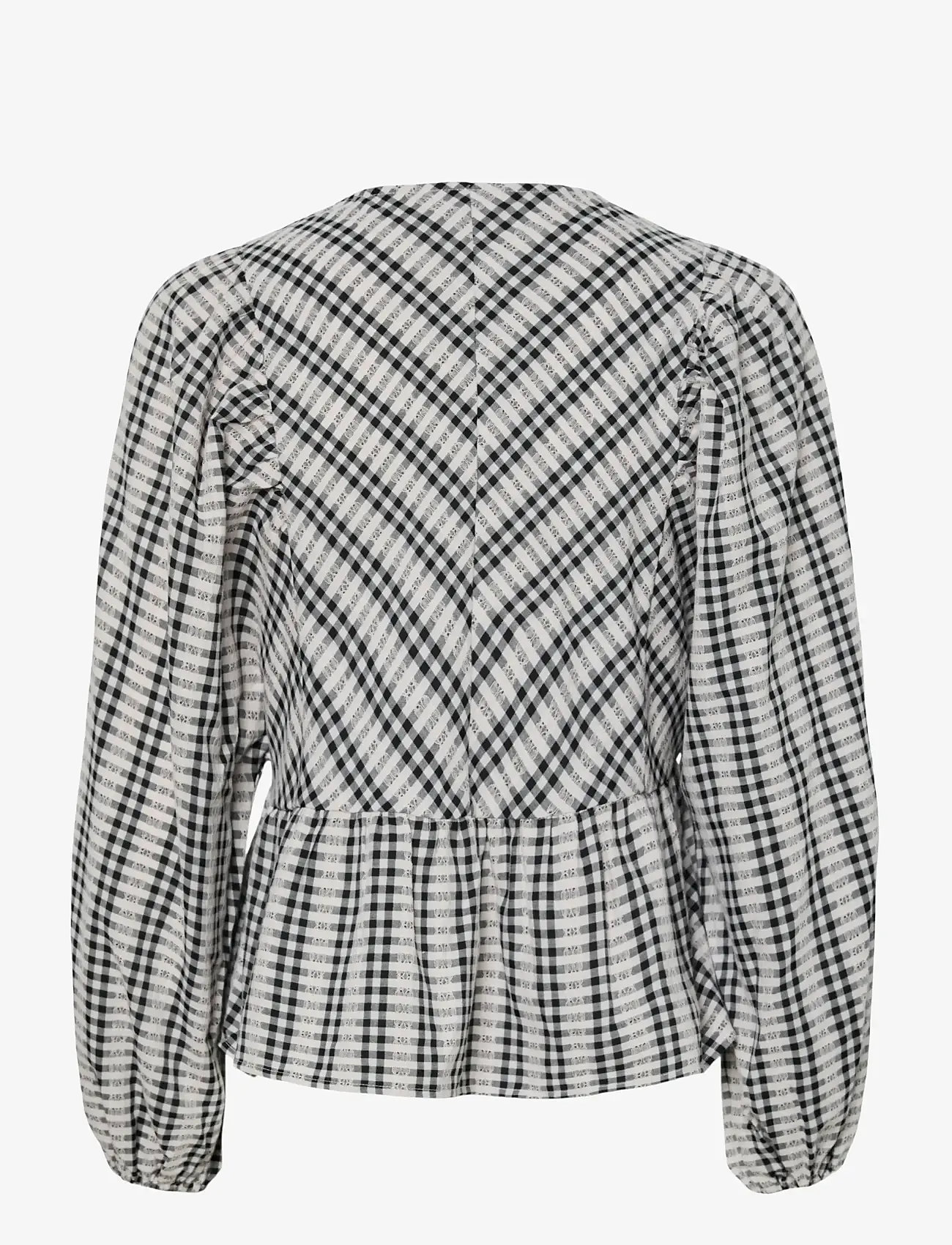 YAS - YASCELLI LS TIE TOP - langærmede bluser - black - 2