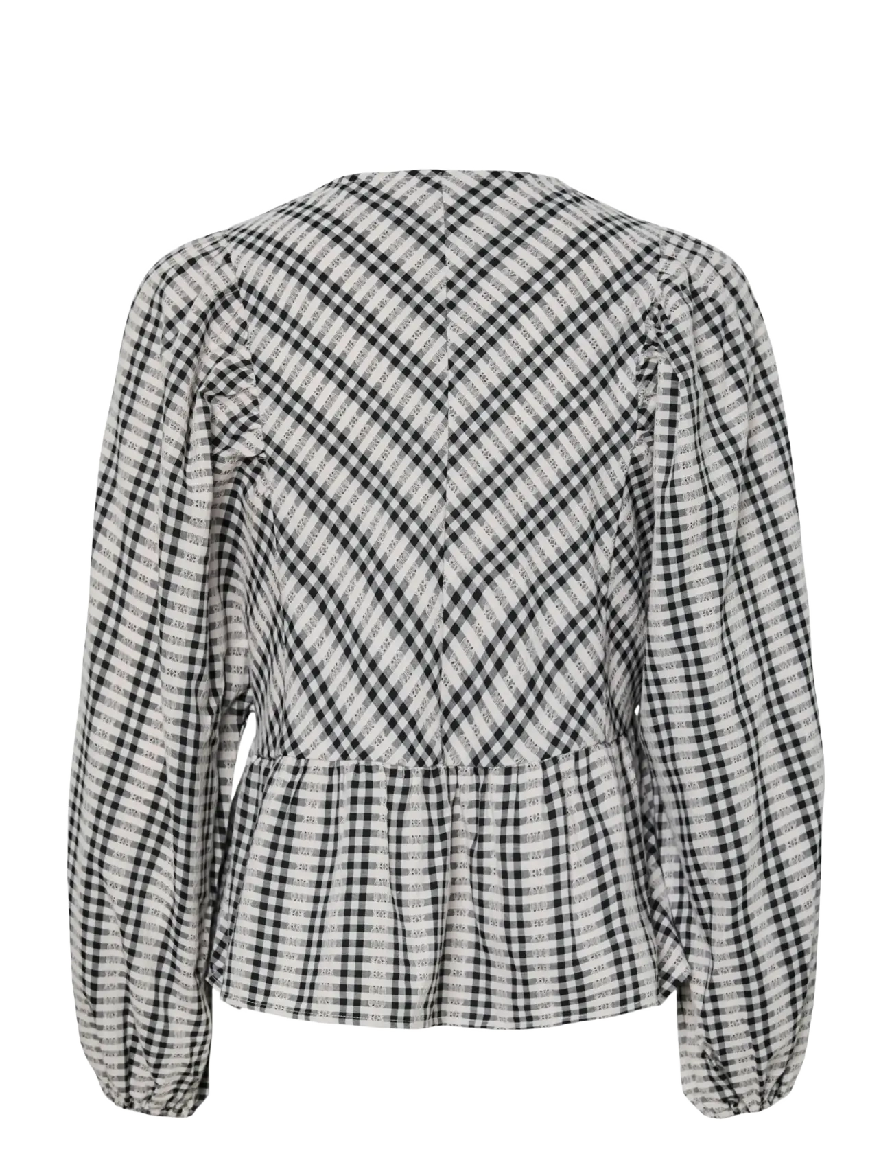 YAS - YASCELLI LS TIE TOP - palaidinės ilgomis rankovėmis - black - 2