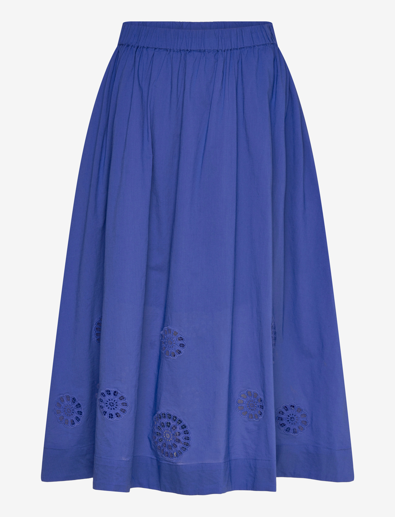 YAS - YASRAMY HW ANKLE SKIRT S. - maxi skirts - dazzling blue - 0