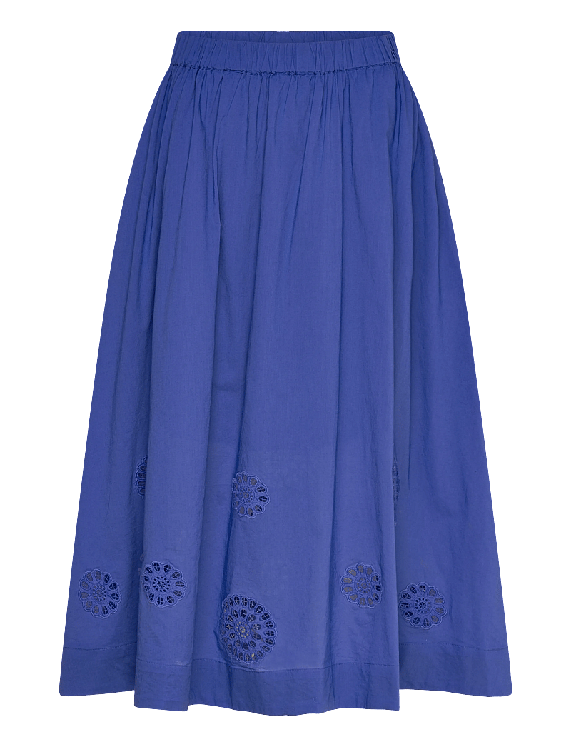 YAS - YASRAMY HW ANKLE SKIRT S. - maxi skirts - dazzling blue - 0