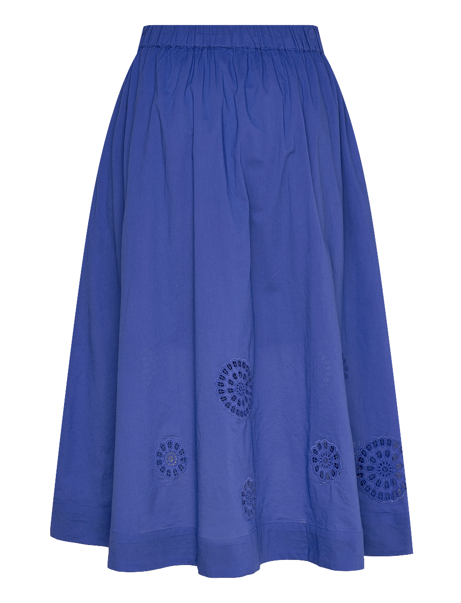YAS - YASRAMY HW ANKLE SKIRT S. - maxi nederdele - dazzling blue - 1