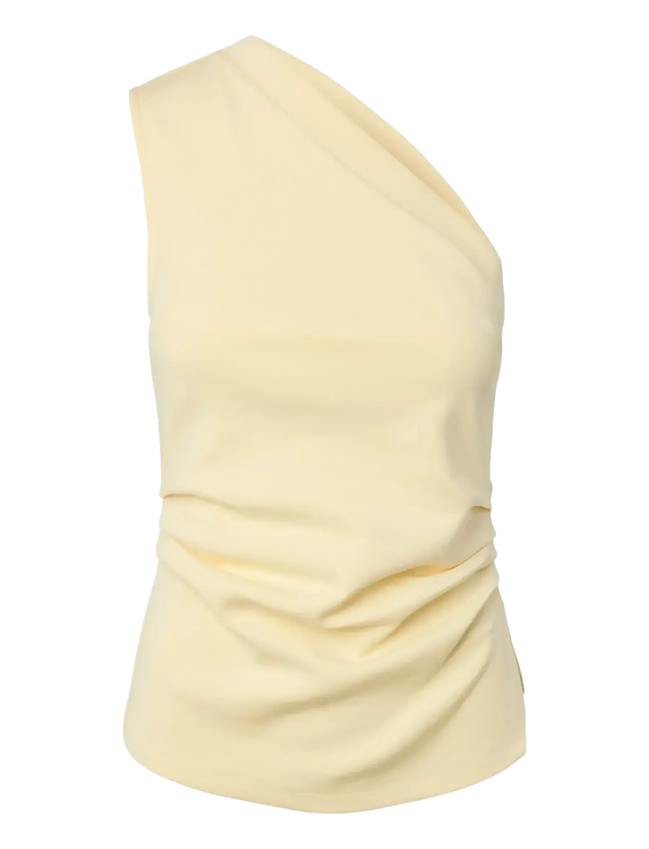 YAS YASVENICE ONE SHOULDER TOP - Y.A.S - ANISE FLOWER / yellow