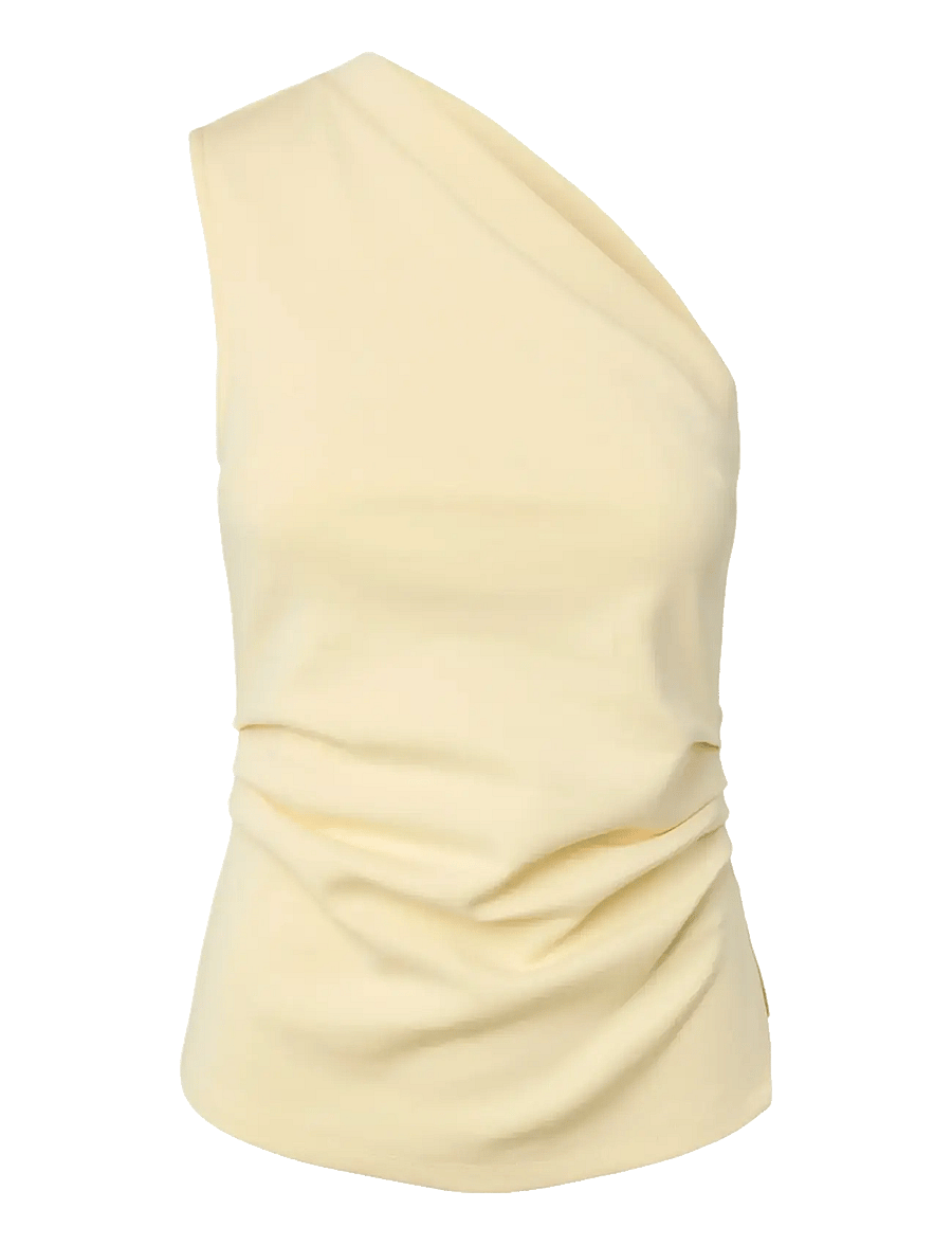 YAS - YASVENICE ONE SHOULDER TOP - Ärmellose tops - anise flower - 1