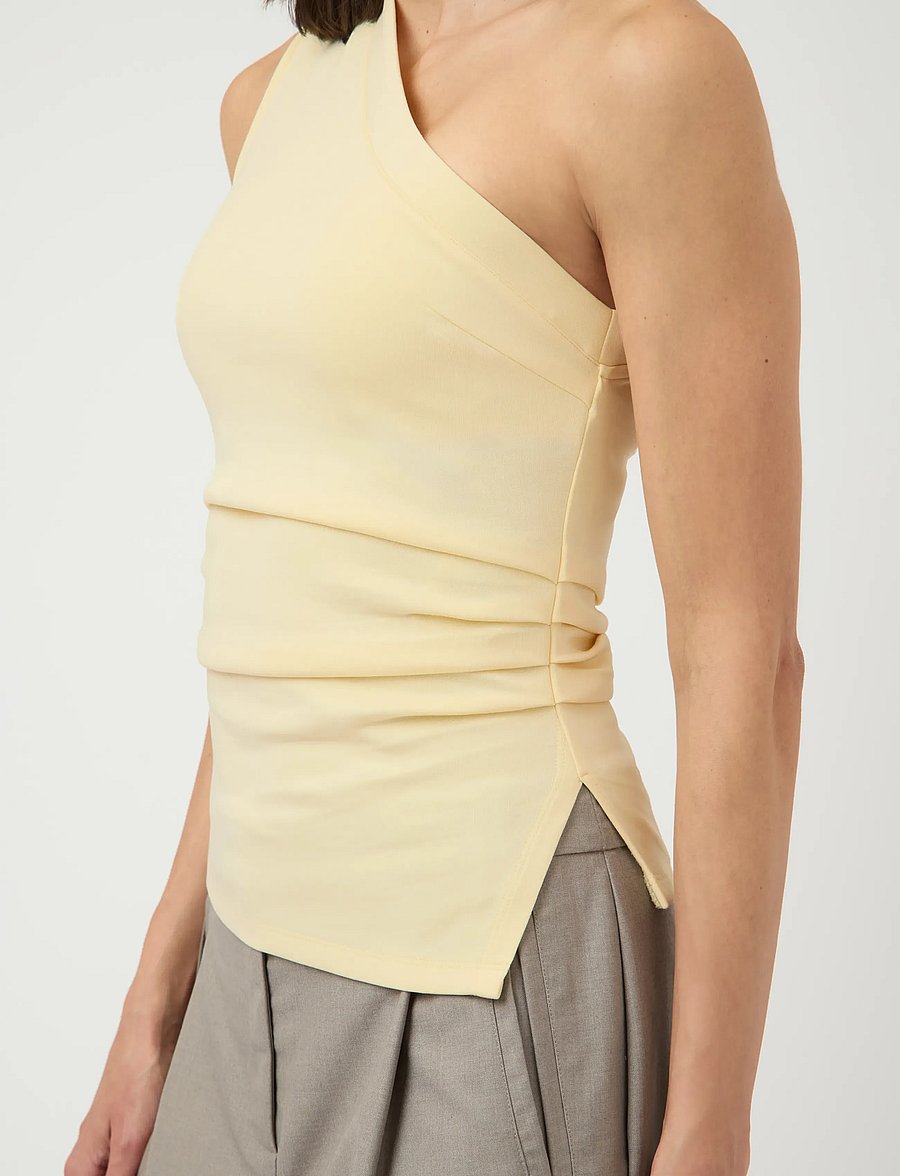 YAS - YASVENICE ONE SHOULDER TOP - Ärmellose tops - anise flower - 5