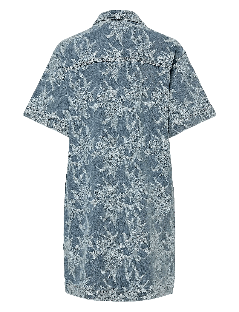 YAS - YASFLAMERA SS DENIM SHIRT DRESS S. - hemdkleider - light blue denim - 1