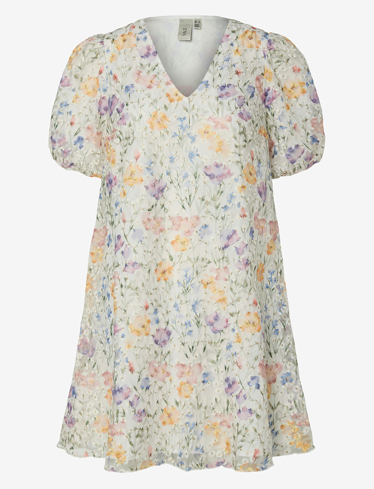 YAS - YASLEANNA SS DRESS S. - SHOW - konfirmationstøj - star white - 1