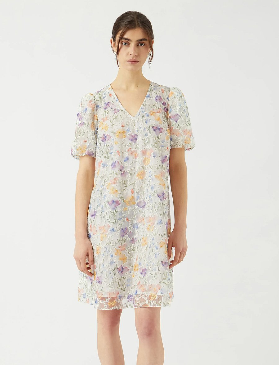 YAS - YASLEANNA SS DRESS S. - SHOW - konfirmatsioon - star white - 0