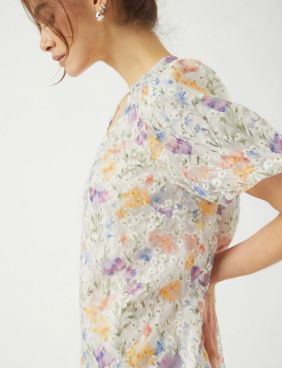 YAS - YASLEANNA SS DRESS S. - SHOW - konfirmatsioon - star white - 5