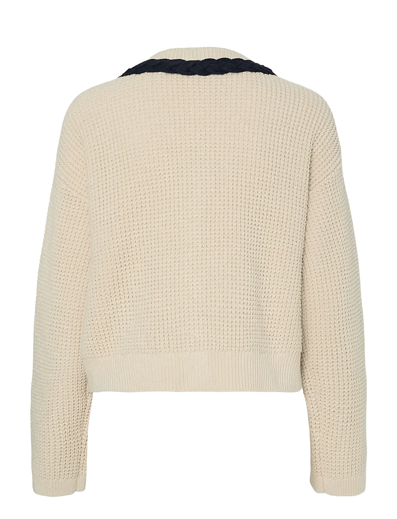 YAS - YASARINA LS KNIT CARDIGAN S. - koftor - birch - 1