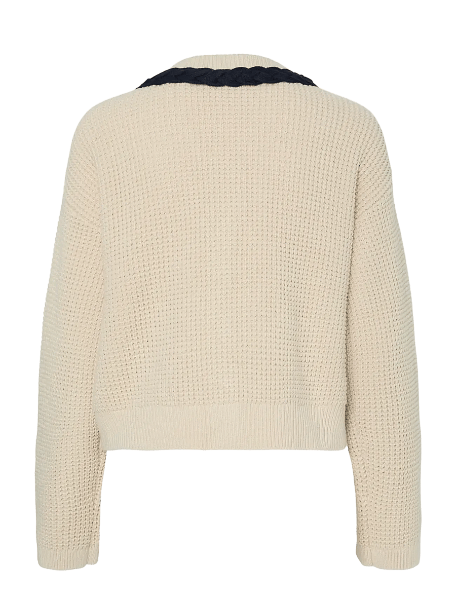 YAS - YASARINA LS KNIT CARDIGAN S. - cardigans - birch - 1