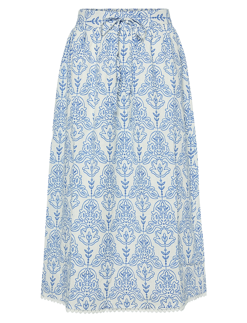 YAS - YASCINNI HW ANKLE SKIRT S. - midiseelikud - star white - 0