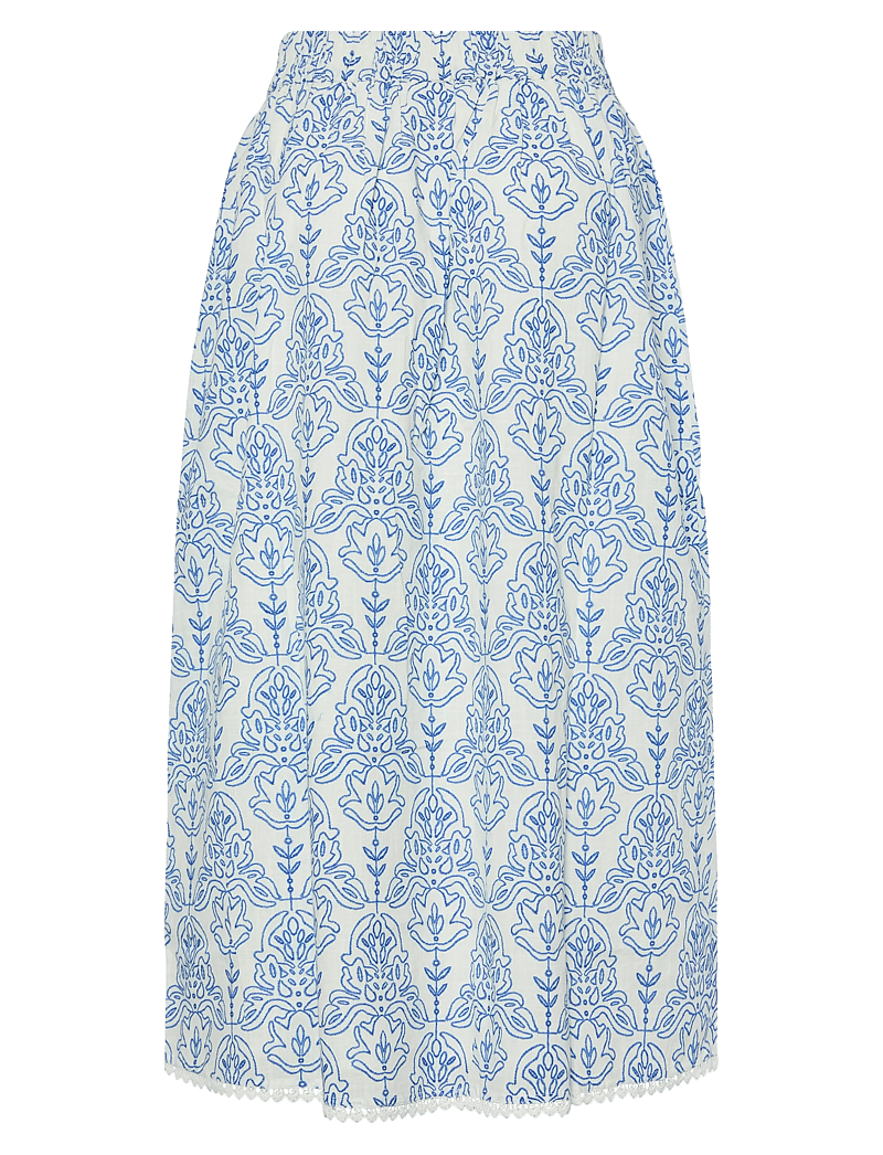 YAS - YASCINNI HW ANKLE SKIRT S. - midiseelikud - star white - 1