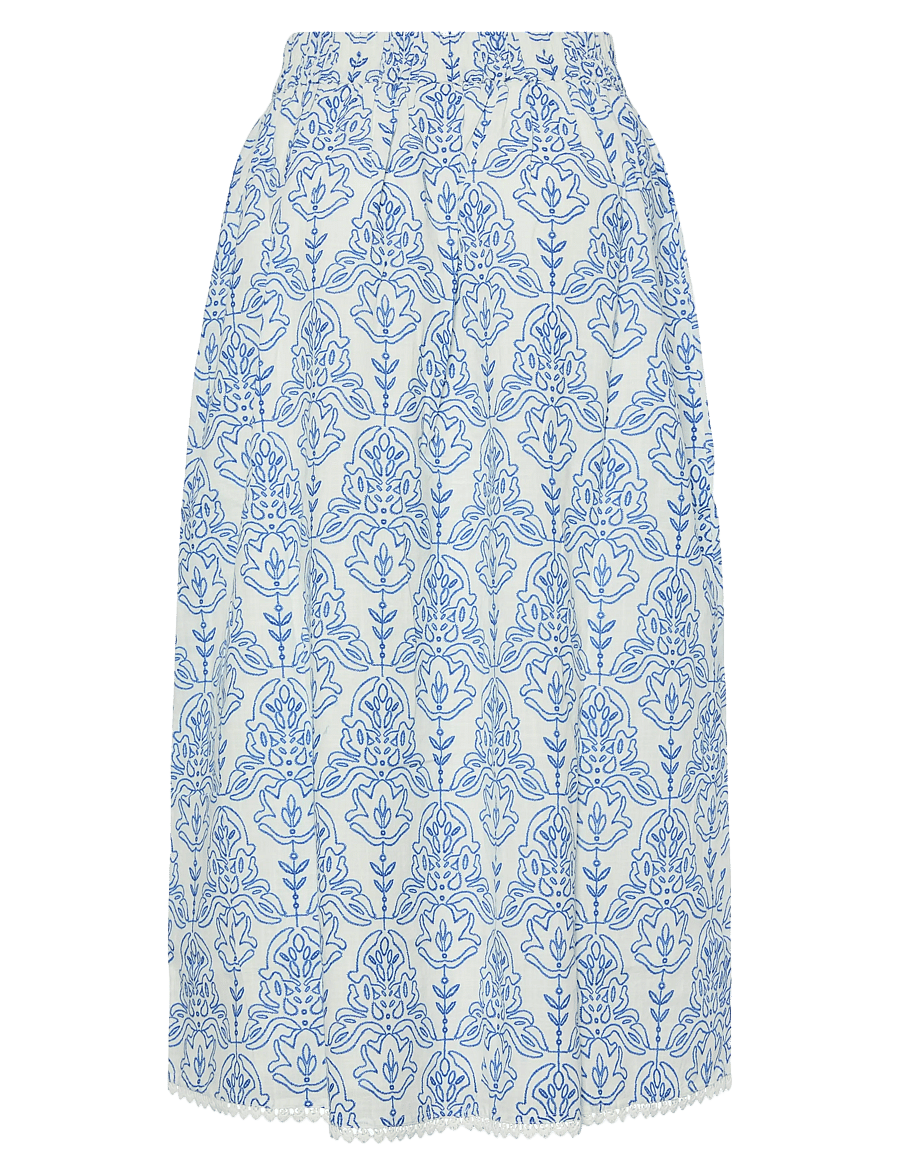 YAS - YASCINNI HW ANKLE SKIRT S. - midi nederdele - star white - 2