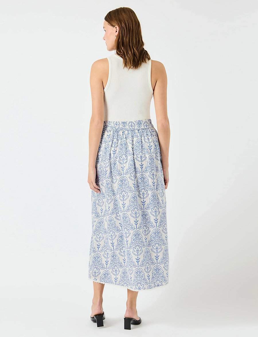 YAS - YASCINNI HW ANKLE SKIRT S. - midi nederdele - star white - 3