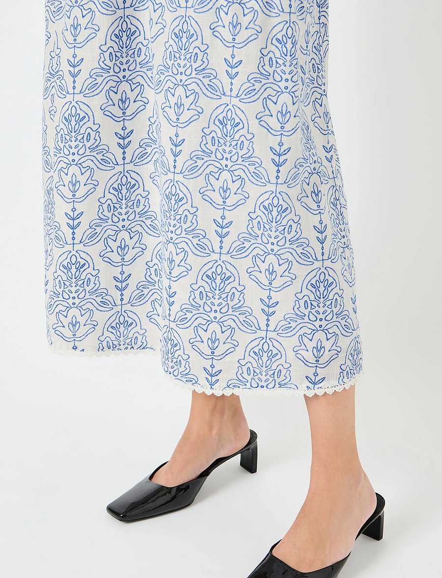 YAS - YASCINNI HW ANKLE SKIRT S. - midi nederdele - star white - 5