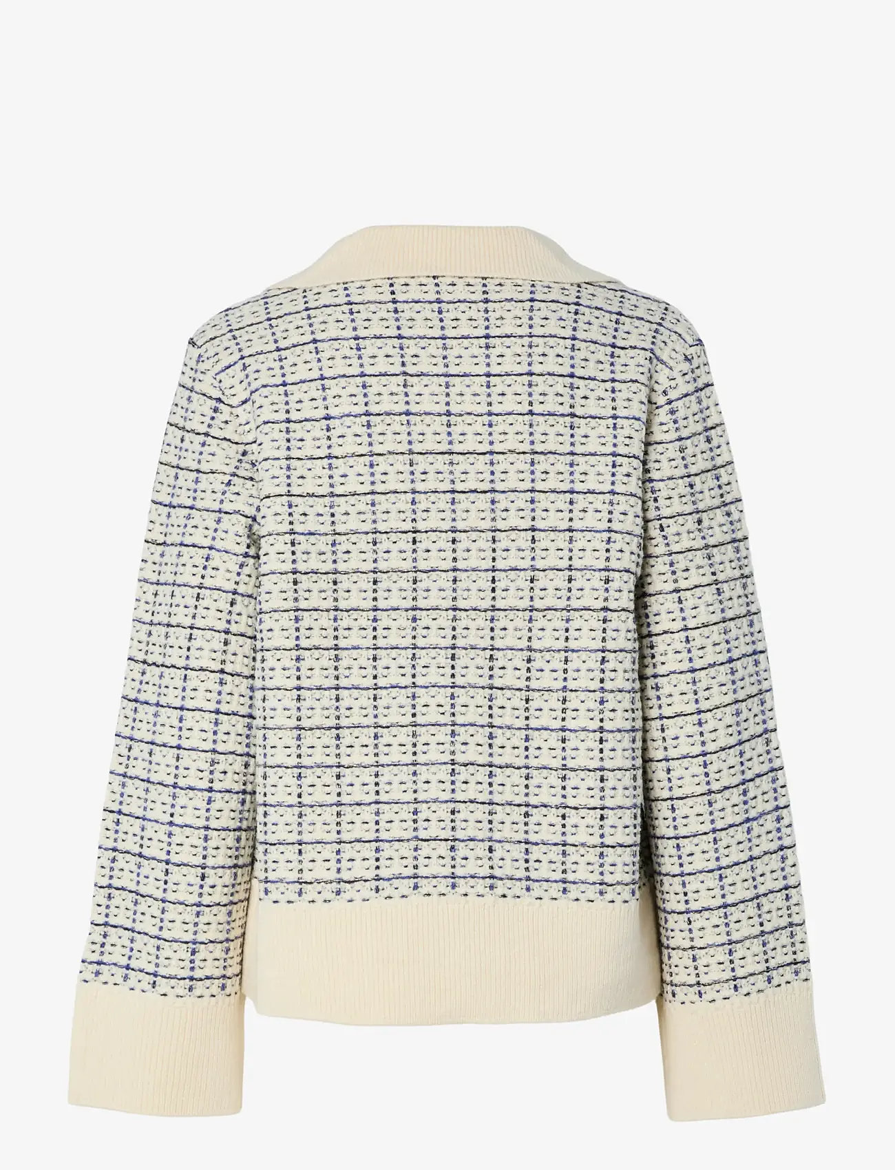 YAS - YASLIVIA LS V-NECK KNIT PULLOVER NOOS - striktrøjer - birch - 2