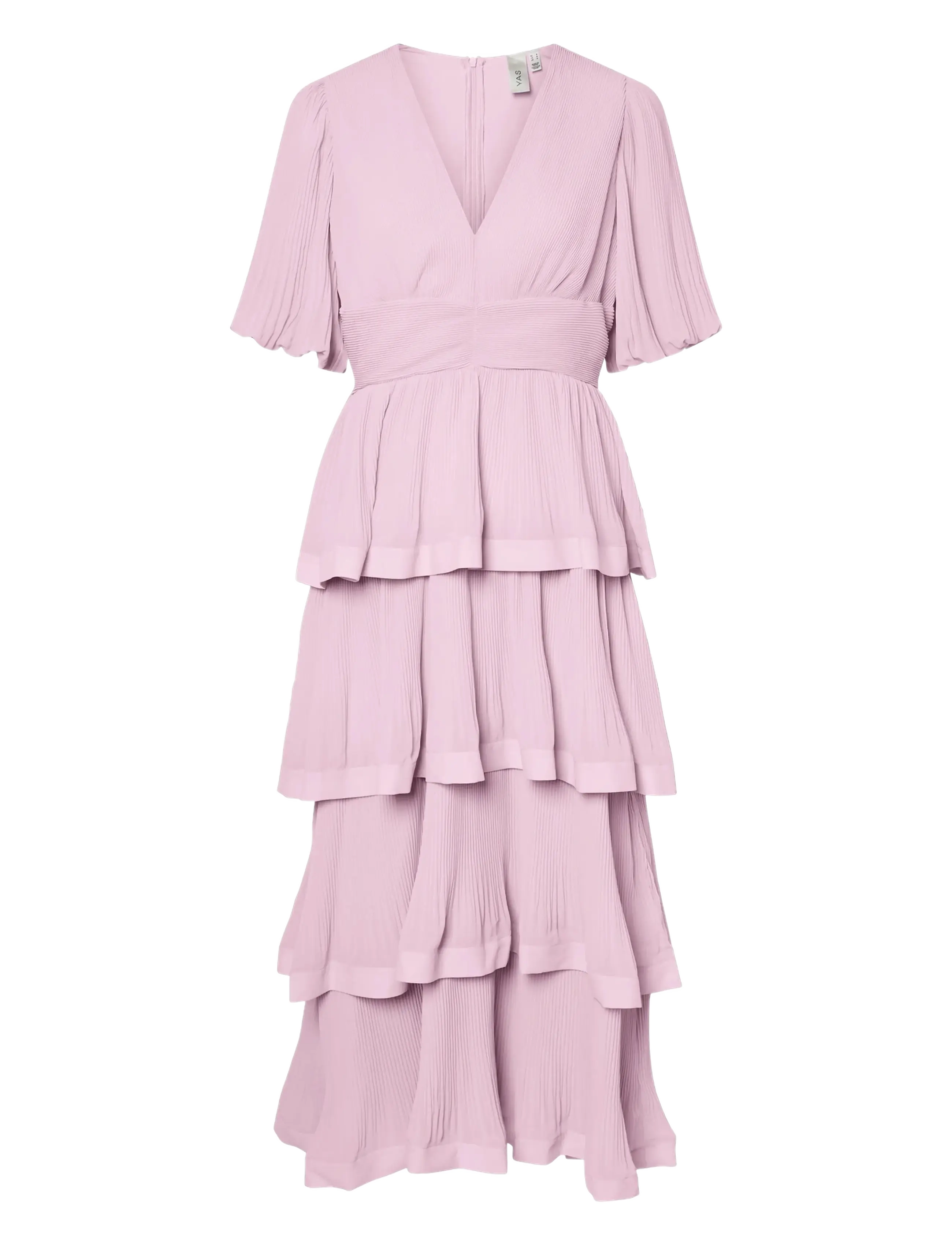 YAS YASPLIRA SS LONG DRESS S. - SHOW - YAS - BALLERINA / pink/rose