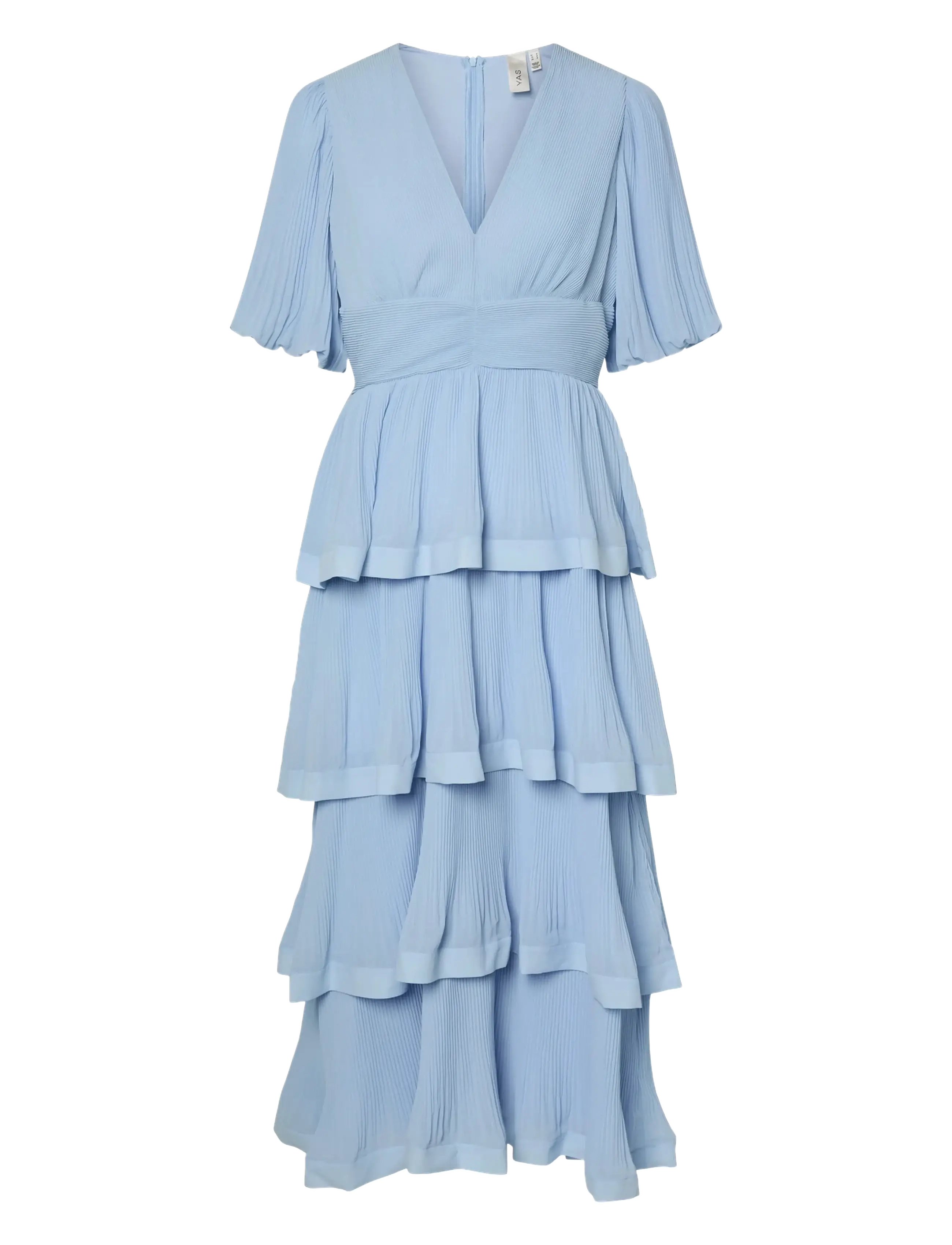 YAS YASPLIRA SS LONG DRESS S. - SHOW - YAS - SKYWAY / blue
