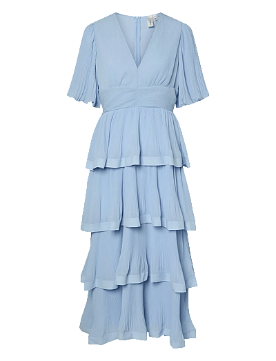 Y.A.S Yasripple Ls Dress S. Noos, zwart, 38 Y.A.S Yasripple Ls Dress S. Noos, zwart, 38