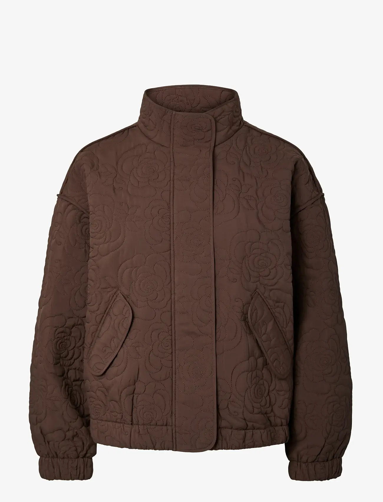 YAS - YASFIPURA LS QUILTED JACKET S. NOOS - vårjackor - chocolate brown - 1
