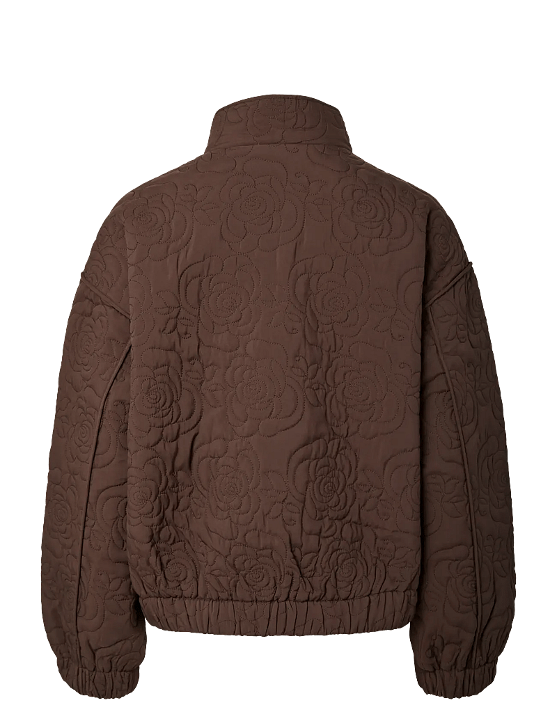 YAS - YASFIPURA LS QUILTED JACKET S. NOOS - vårjackor - chocolate brown - 2