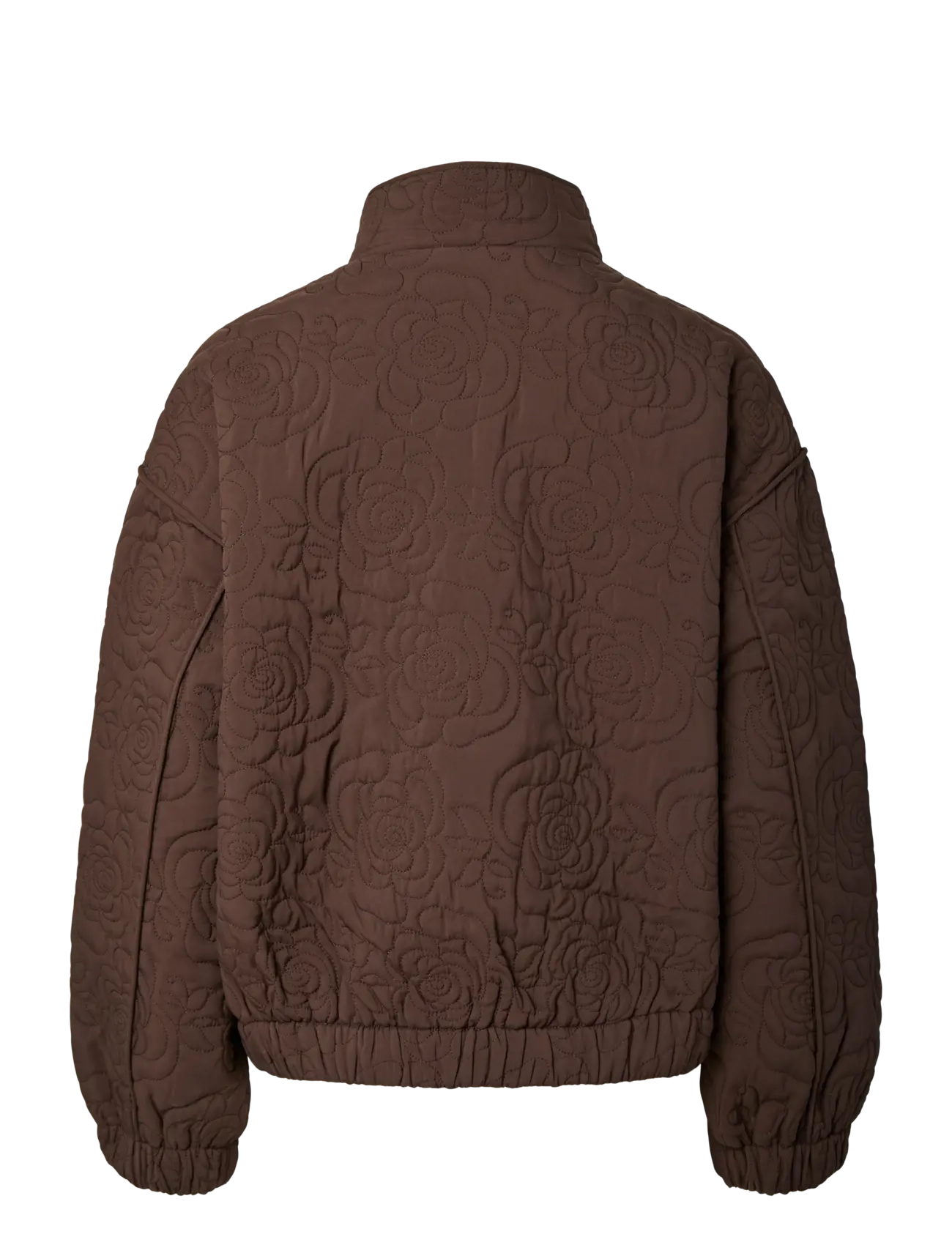 YAS - YASFIPURA LS QUILTED JACKET S. NOOS - frühlingsjacken - chocolate brown - 2