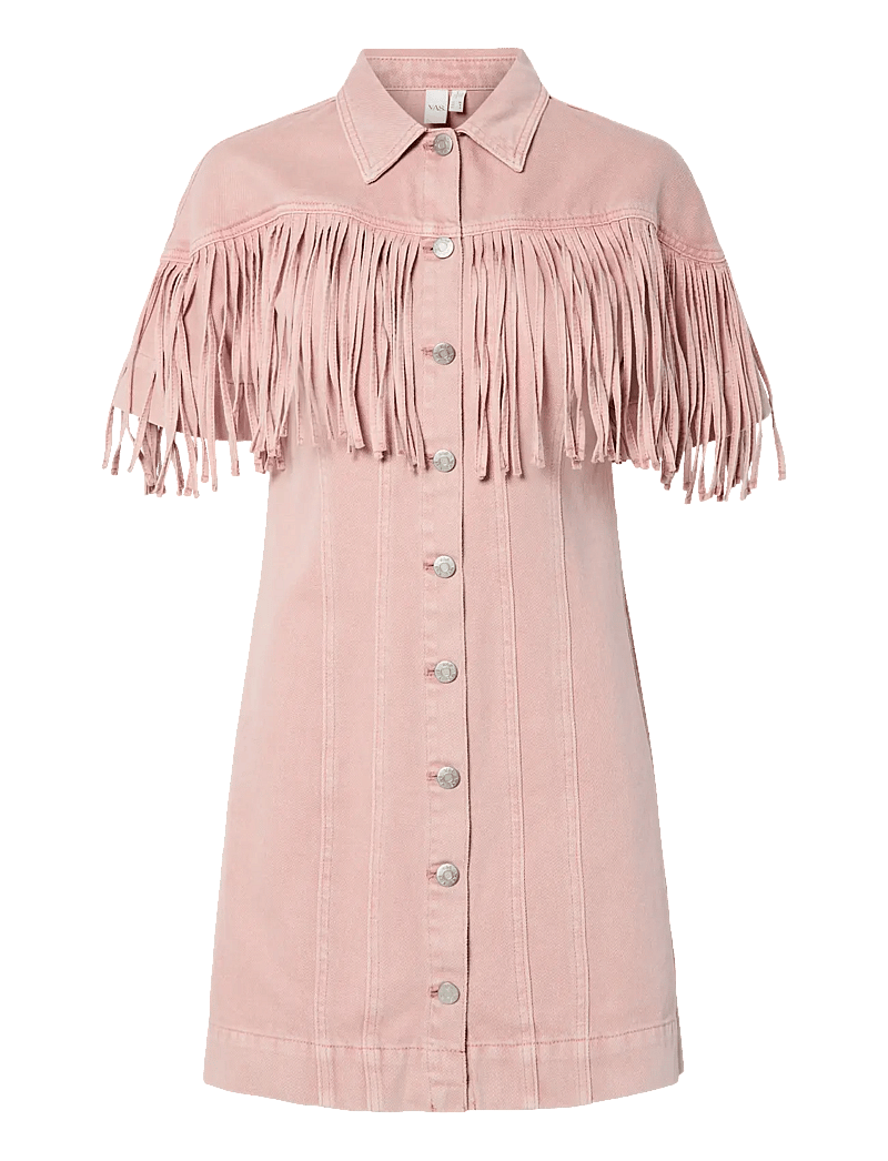 YAS - YASSUN 2/4 DENIM DRESS - FEST - kreklkleitas - zephyr - 1