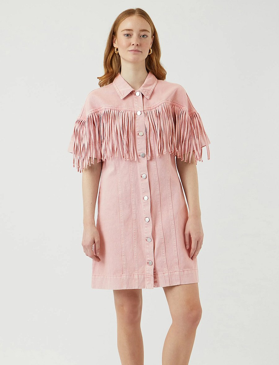 YAS - YASSUN 2/4 DENIM DRESS - FEST - robes chemises - zephyr - 0