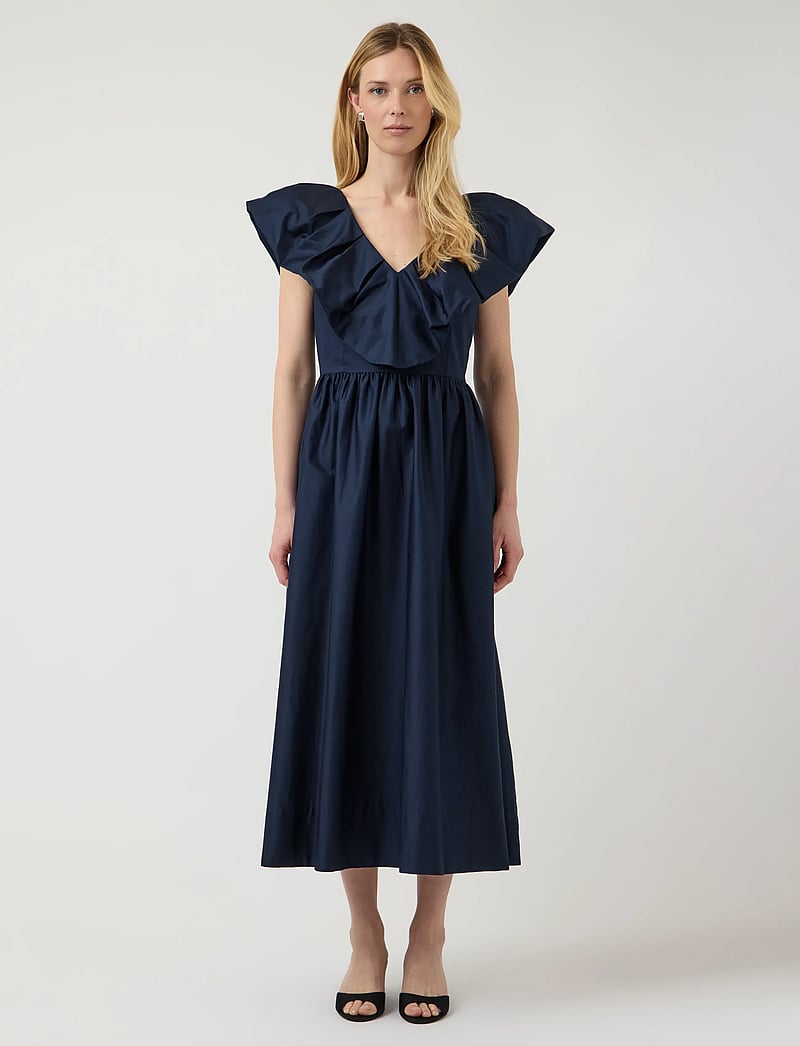 YAS - YASSALSY SS LONG DRESS - sommerkjoler - navy blazer - 0