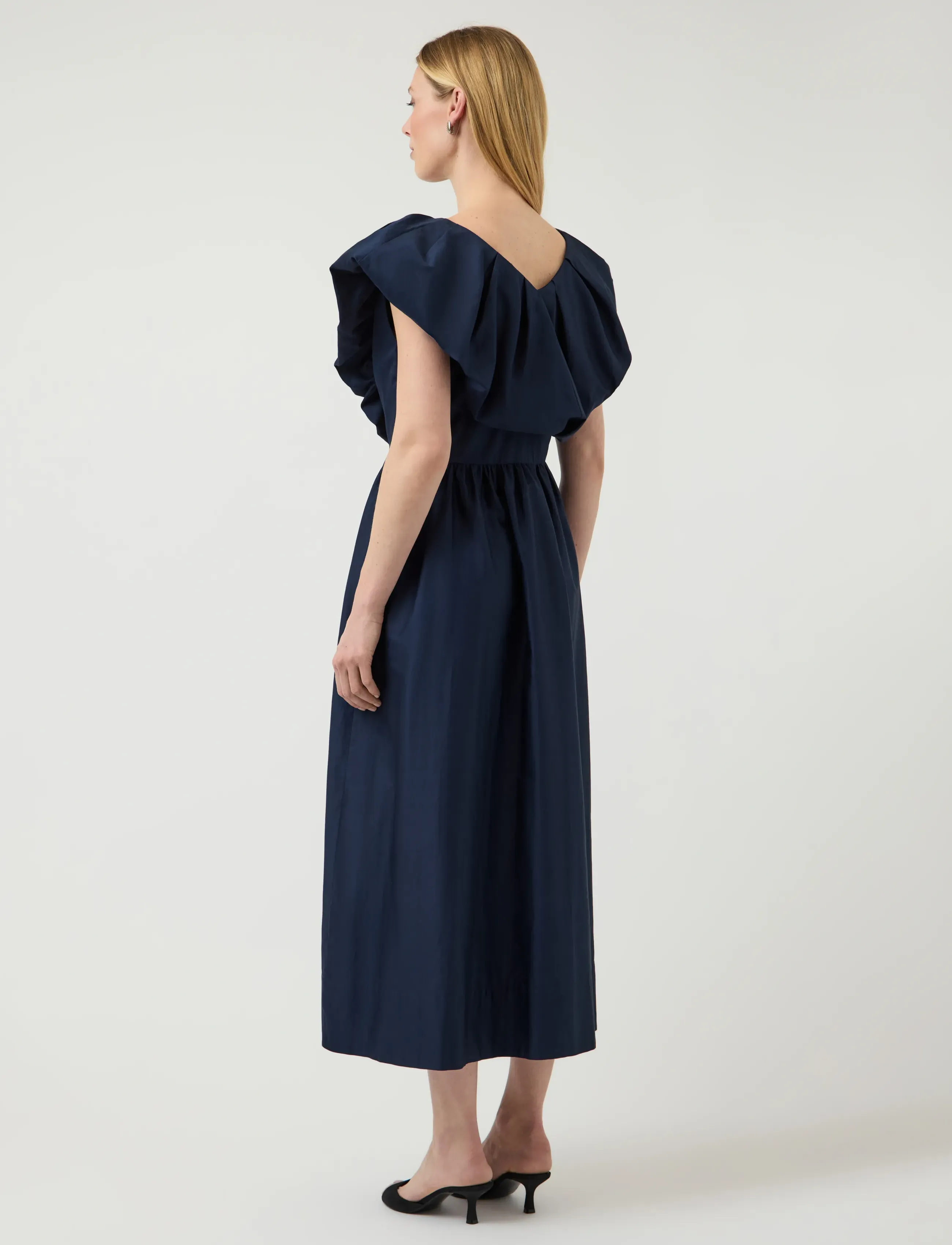 YAS - YASSALSY SS LONG DRESS - summer dresses - navy blazer - 3