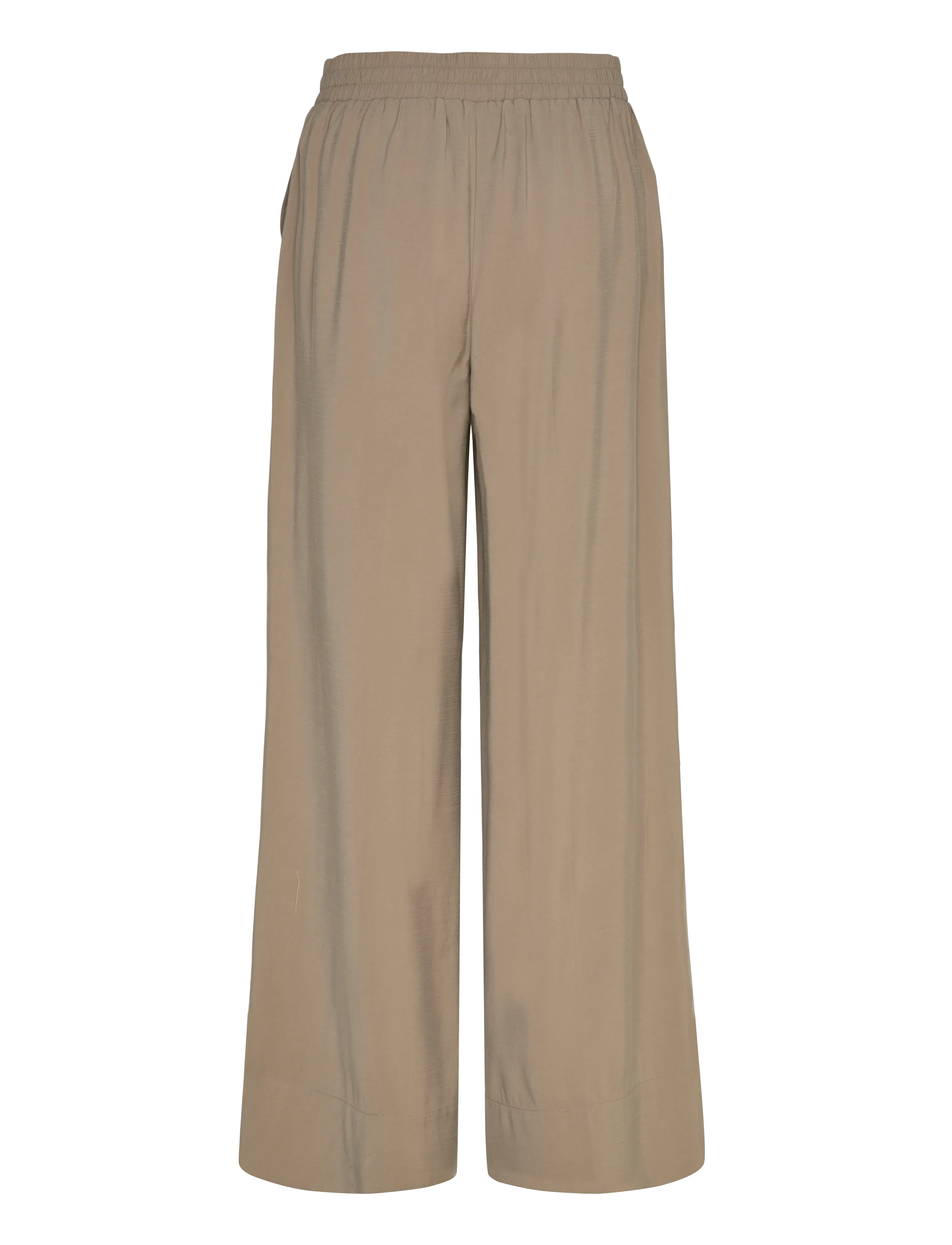 YAS - YASSASLY HMW PANT S. - wide leg trousers - fallen rock - 1
